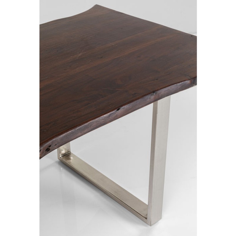 Table Harmony Dark Chrome 180x90